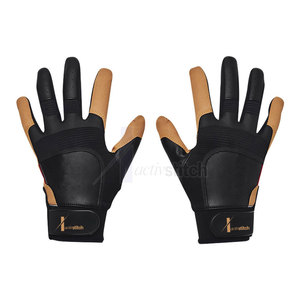 Gants de frappeur de baseball en cuir de haute qualité avec double paume, design écologique, durable et léger, couleurs et tailles personnalisables - Product Image 2