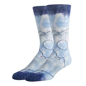 Chaussettes de sport Tie Dye à motif uni en polyester/nylon, séchage rapide, pour yoga, course à pied, été, décontractées, pour adultes - Product Image 1