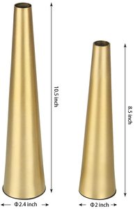 Jarrones de Mesa Cónicos Minimalistas para Decoración Moderna del Hogar, con Capacidad para Agua, 34 cm de Altura - Product Image 4