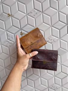 Gran oferta, billetera Unisex de cuero Real, billetera elegante con múltiples bolsillos, bolso de cuero genuino, forro, soporte para efectivo - Product Image 5