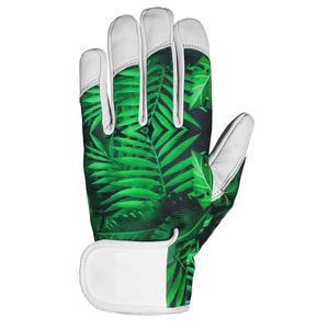 Guante de Jardinería para Mano Derecha, Resistente a Cortes, Impermeable, con Protección Duradera de Cuero Sintético en la Palma, con Diseño Impreso - Product Image 2