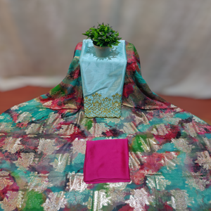 Collection Héritage Moderne Robe Fransawi Dirac Jacquard Unie Tendance Motif Multicolore Exclusif Anti-statique - Product Image 1