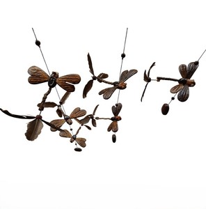 Campana de Viento de Madera con Diseño de Animales, 100% Material Natural, Hecha a Mano, Tallada, Estilo Tradicional Moderno, Regalos y Recuerdos - Product Image 2