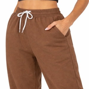 <b>Women</b>’s Relaxed Fit Elastic Waist <b>Cuffed</b> <b>Trousers</b> Soft Feel Modern Casual Fashion Design Comfortable <b>Cuffed</b> Fit Minimal Fashion - Product Image 4