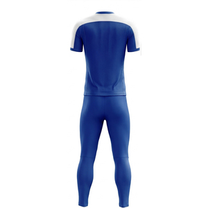 Ensemble de maillots et pantalons de football américain personnalisés en sublimation, à manches courtes, en tissu polyester respirant et à séchage rapide - Product Image 3