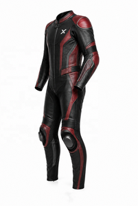 Traje de Motocicleta de Cuero de Una Pieza, Estampado Premium, para Invierno |   Negro Marrón |   Fabricante OEM/ODM |   Alta Calidad |   Personalizable - Product Image 3