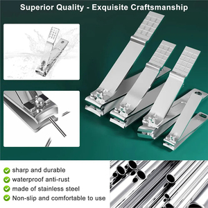 2026 Professional Manicure <b>Kit</b> With Pu Leather Case <b>Nail</b> Care Multi Function 16 Pcs Stainless Steel <b>Nail</b> Clippers Tools - Product Image 6