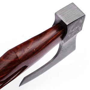 Hache Tomahawk artisanale MS Enterprises avec manche en bois et fourreau en cuir pour la survie - Product Image 3
