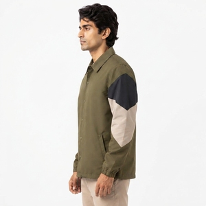 Veste de style coach, coque en polyester de qualité supérieure, construction résistante au vent, fermeture à boutons-pression, poignets élastiques, poches fonctionnelles, pour l'extérieur - Product Image 3