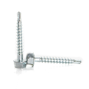 PDC Brand Hex Head Galvanized Self Tapping <b>Screw</b> Class 4.8 & 6.8 Carbon Steel Inch Coarse Thread - Product Image 5