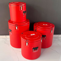 Ensemble de seaux à glace 4-en-1 pour fêtes, refroidisseurs portables, supports pour bouteilles de bière, bacs à boissons ronds pour le voyage et le camping