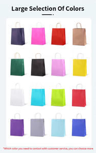 Bolsa de Papel Kraft Marrón al por Mayor, Acepta Impresión Personalizada, Bolsa de Regalo en Existencia, Bolsa de Comida Rápida para Llevar, Bolsa de Compras con Asa Retorcida - Product Image 6