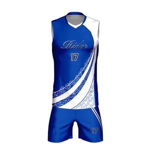 Ensemble d'uniformes de volley-ball pour hommes personnalisés par sublimation, sans manches, pour l'entraînement sportif en équipe, séchage rapide, vêtements de sport d'équipe - Product Image 5