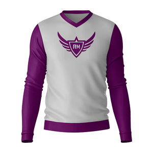 Camiseta Deportiva Retro Personalizada para Hombre, Sublimación Personalizada, Diseños e Impresiones Completamente Personalizables, Camiseta de Manga Larga - Product Image 1