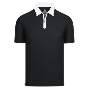 Camisa de Golf con Cierre para Hombre, Manga Corta, Absorbente de Humedad, Pique Elástico, Secado Rápido, Ropa Deportiva, Polos para Hombre - Product Image 1