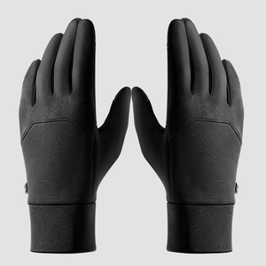 Gants de course tactiles personnalisés antidérapants en gel de silicone, doublure polaire thermique chaude pour l'hiver – Vente Flash - Product Image 1