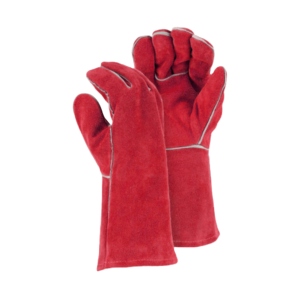 High Quality Premium Cowhide Split Leather Welding Gloves Industrial Safety Spark Heat <b>Fire</b> Proof Anti-Cut Hand Protection - Product Image 3