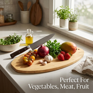 Tabla de Cortar Antibacteriana de Bambú Ecológica, 1.5 cm de Grosor, Duradera, Forma Cuadrada, Apta para Lavavajillas, Uso Doméstico en la Cocina, OEM ODM - Product Image 4