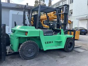 Mitsubishi 2.5 Ton Diesel Counterbalance Forklift 4X4 Rough Terrain Handling Equipment <b>Pallet</b> <b>Used</b> Seated Operation - Product Image 6