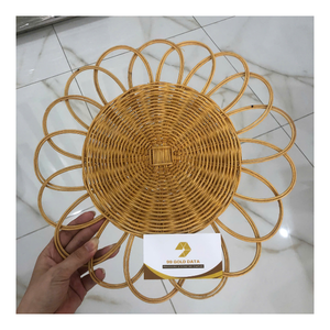Handmade Rattan Plate for Serving Tray and Decorative Display with <b>Stable</b> Supply and Bulk Pricing - Product Image 1