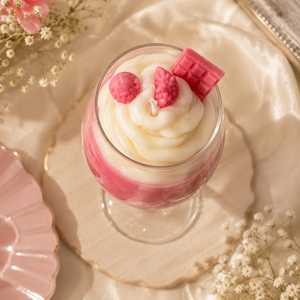 เทียนหอมกลิ่นขนมหวานวิปครีมจากขี้ผึ้งถั่วเหลืองพรีเมียม ปลอดภัยสำหรับเครื่องล้างจาน ตกแต่งบ้านสไตล์โมเดิร์น กลิ่นอโรมาเธอราพี - Product Image 3