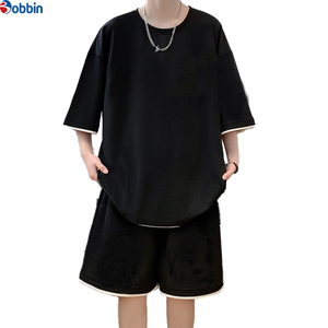 Conjunto de Verano Personalizado de Moda Urbana para Hombre, Camiseta y Pantalones Cortos Transpirables de Alta Calidad, Conjuntos de Camiseta para Hombre, Moda Urbana Juvenil - Product Image 3