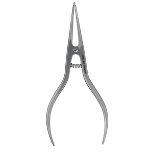 Presa de goma curvada Ortho, pinzas para atar, instrumentos médicos de acero inoxidable, precio al por mayor, pinzas para atar, presa de goma Dental - Product Image 1