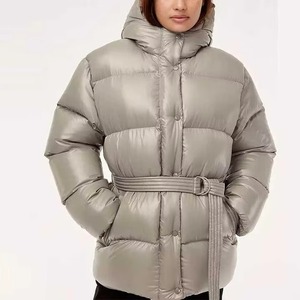 Hot Sale Shiny Thick Warm Winter <b>Cropped</b> Down <b>Jacket</b> Plus Size Coat Streetwear Classic Zipper up Women <b>Puffer</b> <b>Jacket</b> 2026 - Product Image 1