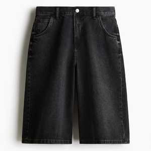 Custom Logo 100% Cotton Shorts-Anti-Pilling Breathable Quick Dry High Quality Comfortable Fit Men Vintage Street Denim Shorts - Product Image 5
