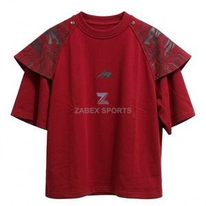 Fabricante de Ropa Urbana de Moda, Camiseta Extra Grande de Manga Larga para Hombre, Algodón Grueso, Diseño Personalizado, OEM ODM Premium - Product Image 1