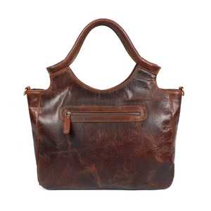Bolso Mensajero de Cuero Genuino ZOLO LEATHERS, Mediano, Duradero, con Cierre de Cremallera Falsa, para Uso Diario en Todas las Estaciones - Product Image 4