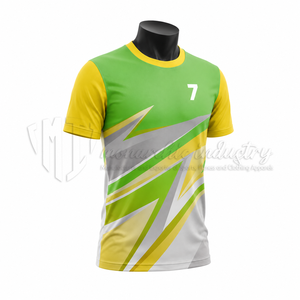 Camiseta de Fútbol de Manga Corta Personalizada al por Mayor para Entrenamiento de Verano con Estampado Frontal, Ligera, para Hombre - Product Image 3
