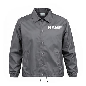 เสื้อแจ็คเก็ตบอมเบอร์แบบสปอร์ตน้ำหนักเบาสำหรับทุกเพศ  แบบกลับด้านได้ ซิปเต็มตัว  กันน้ำ ระบายอากาศได้ดี  ด้านหน้าแบบทอ  เสื้อแจ็คเก็ตโค้ชสำหรับฤดูหนาว - Product Image 1