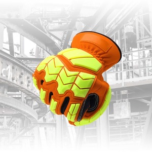 Gants de travail mécaniques robustes à manchette longue, de protection industrielle, pour réparation et soudage, en PU, toutes saisons - Product Image 5