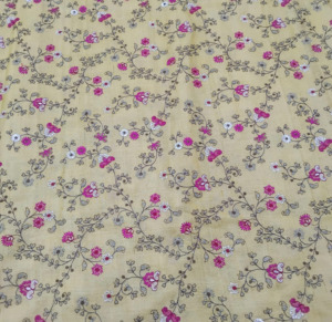 Tela de Georgette de Poliéster Bordada con Diseño Floral, Tela de Encaje Suave para Vestidos, Saris, Dupattas y Manualidades para Mujer - Product Image 3
