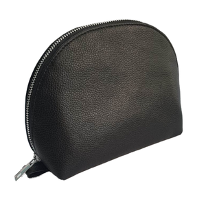 Custom <b>Travel</b> <b>Cosmetic</b> <b>Bag</b> Women's Personalized Genuine Leather Zipper Pouch with Engraved Gifts - Product Image 2