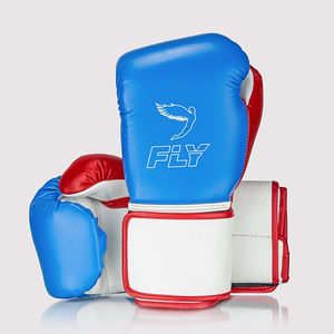 Customized Fly Boxing Sparring Gloves Top Quality Genuine Leather Boxing Training Gloves Custom Logo Fighting Gloves - Product Image 6