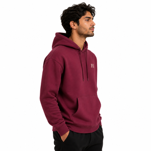 Sweat-shirt à capuche oversize en coton molletonné de qualité supérieure, grammage lourd, coupe classique, style streetwear, personnalisable, pour vêtements de laboratoire privés - Product Image 2