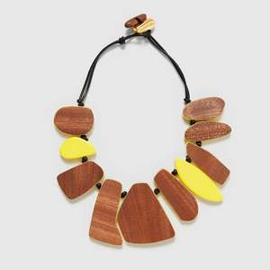 Handmade Luxury Wooden Jewelry Necklace for Women Exquisite Bamboo and Wood <b>Crafts</b> - Product Image 6