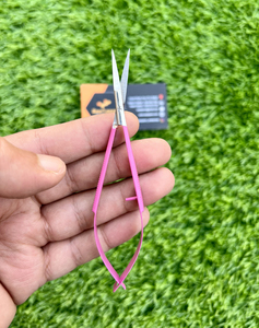 Saaqaans Enterprises Precision Stainless Steel Eyelash Scissors with Perfect Grip Pink Handle Smooth Tip for Eyelash <b>Application</b> - Product Image 5