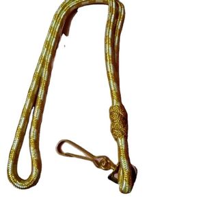 สายคล้องไหล่ทำมือคุณภาพสูงแบบ Tactical Golden Bullion Wire Cord พร้อมตัวเลือกปรับแต่งได้และสายคล้องนกหวีด - Product Image 3