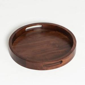 Assiette en bois moderne pour mariage avec gravure, vaisselle jetable écologique en stock - Product Image 6