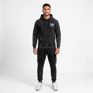 Conjunto Deportivo Personalizado con Capucha para Hombre, Estilo Acid Wash, para Invierno, 100% Algodón - Product Image 1