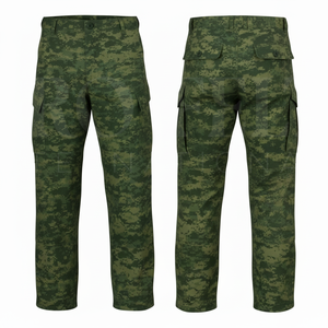 OEM ODM Latest Design Straight Fitted Camouflage Cargo Pants Lightweight Outdoor Casual Trousers Multi Pocket <b>Workwear</b> Pants - Product Image 3