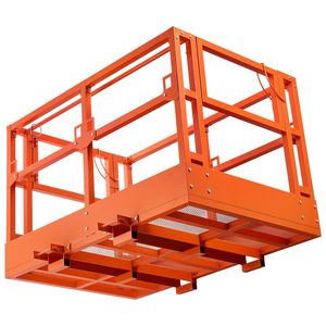Plateforme de travail en maille pour chariot télescopique, panier de sécurité 48 x 73,9 pouces, capacité 2000 lb, accessoire pour chariot élévateur - Product Image 1