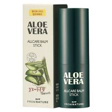 Bálsamo Herbal de Aloe Vera Fromnature en Barra, 10 ml, con Aceite de Menta, en Caja, con Descuento, 1 Unidad - Product Image 1