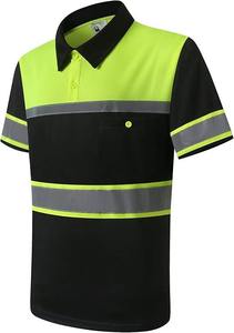 100% Cotton Mining Construction Sun Protective Long Sleeve High <b>Vis</b> Workwear <b>Shirts</b> Custom Logo Reflective Safety Men <b>Shirt</b> - Product Image 4