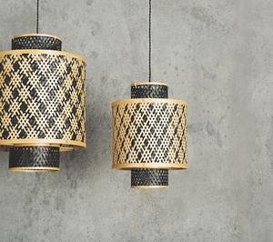 Abat-jour en bambou de haute qualité, couverture de lampe suspendue tissée naturellement, décoration intérieure, fabriqué au Vietnam par KingCraftViet - Product Image 1