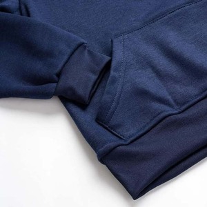 Survêtements en coton de haute qualité, couleur bleu marine, unisexe, vêtements décontractés d'hiver, prix bas, faible MOQ avec logo personnalisé - Product Image 4