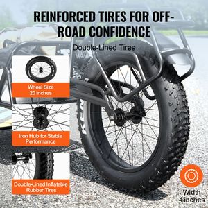 Chariot de vélo robuste, capacité de charge de 70 lb, remorque de transport pour vélo, structure universelle à dégagement rapide, remorques utilitaires compactes - Product Image 4